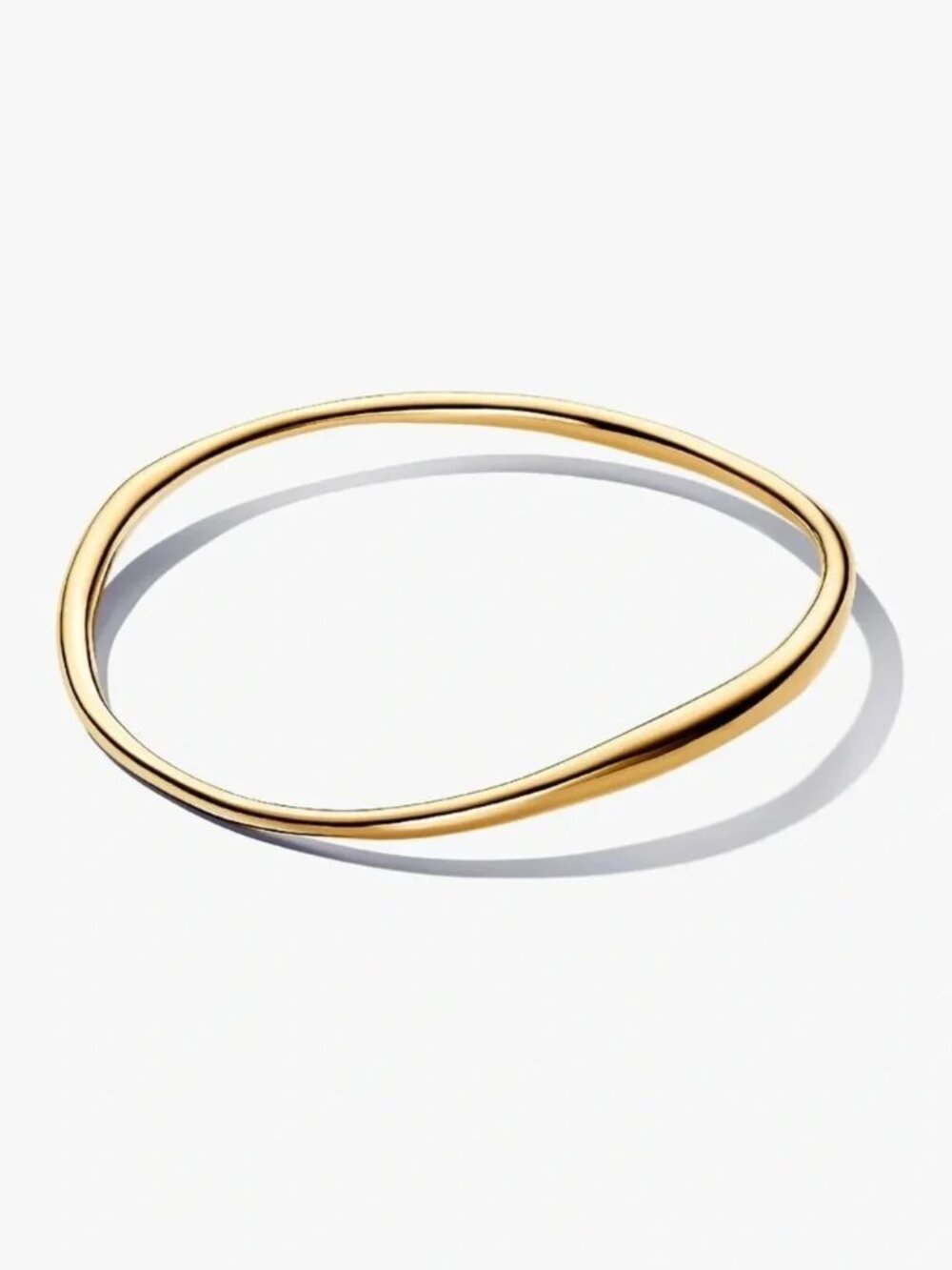 Pandora Gold Twisted Bangle Bracelet
